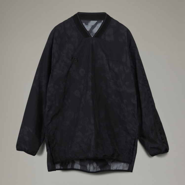 Y-3 Camiseta Manga Longa Com As Três Listras Adidas