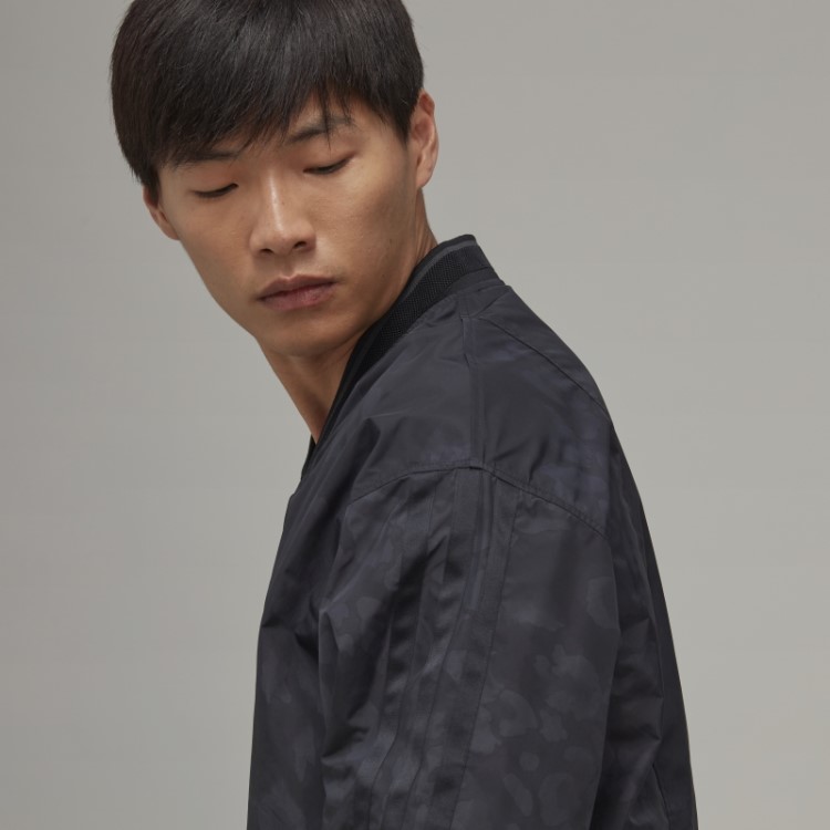 Y-3 Camiseta Manga Longa Com As Três Listras Adidas