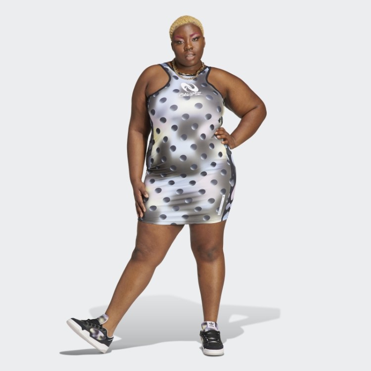 Vestido Regata Sempre Original (plus Size) Adidas Multicolor
