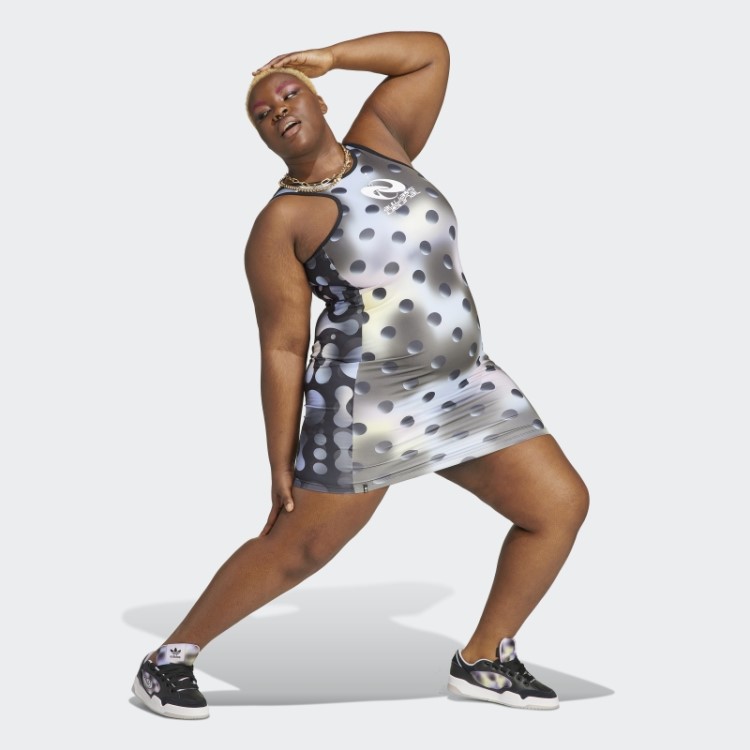 Vestido Regata Sempre Original (plus Size) Adidas Multicolor