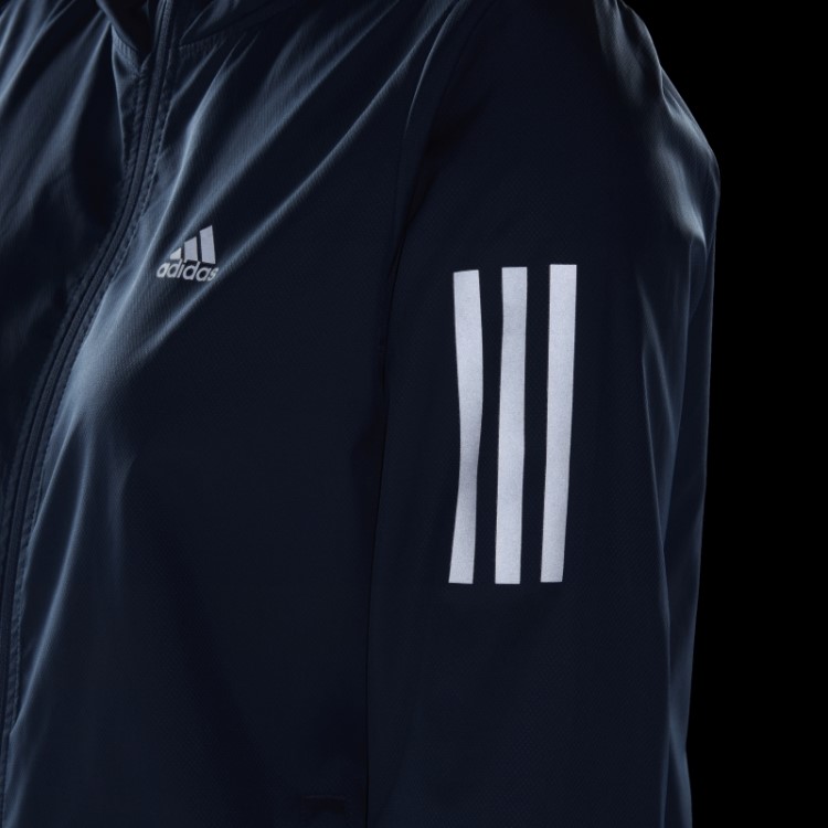 Blusão De Corrida Com Capuz De Aço Da Própria The Run Adidas