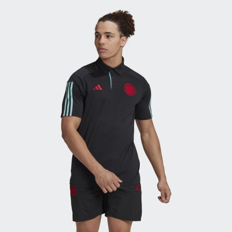 Camisa Polo Adidas Colombia Tiro 23 Preta