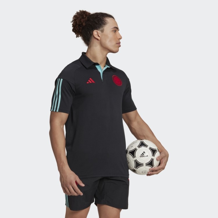 Camisa Polo Adidas Colombia Tiro 23 Preta