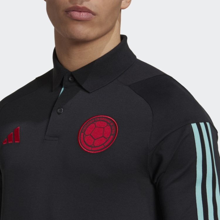 Camisa Polo Adidas Colombia Tiro 23 Preta