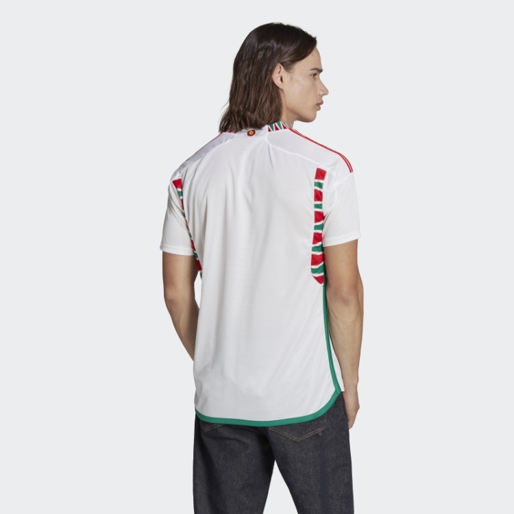 Gales 22 Away Jersey Adidas Branco