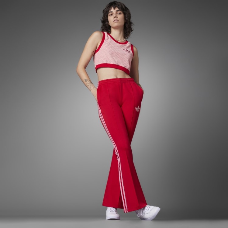 Adidas Super Pop Adicolor Heritage Now Monograma Crop Top