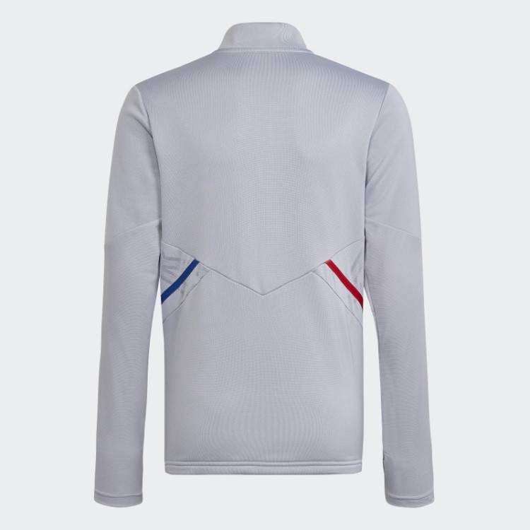 Moda Olympique Lyonnais Tiro 21 Top Prata Adidas