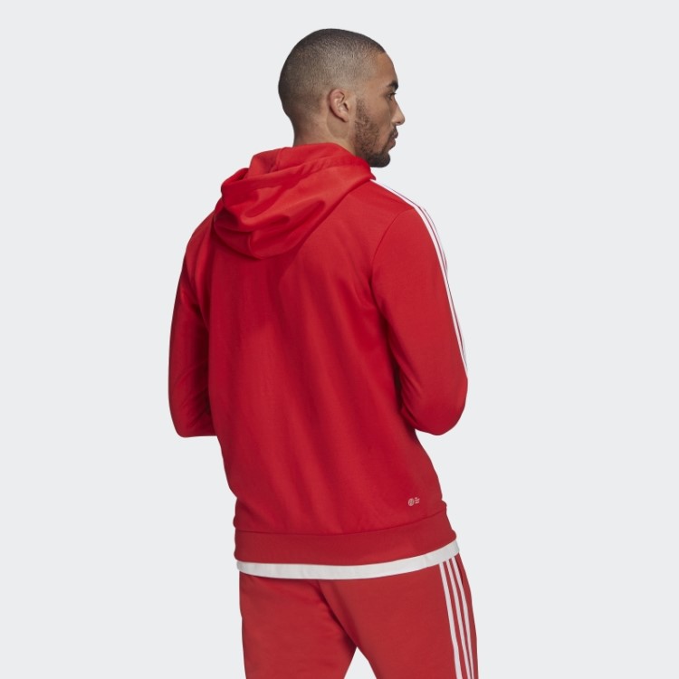 Adicolor Classics Jaqueta Com Capuz E Zíper Completo Adidas Vermelho