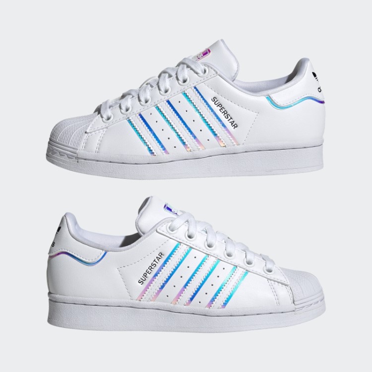 Elegantes Sapatos Adidas Superstar Preto