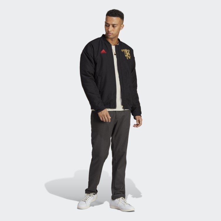 Adidas Manchester United Chinese Story Jaqueta Acolchoada Preta
