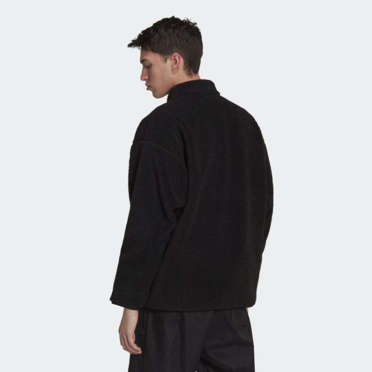 Adidas Reclaim Jaqueta Sherpa Preta