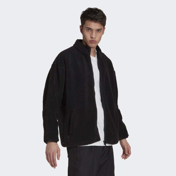 Adidas Reclaim Jaqueta Sherpa Preta