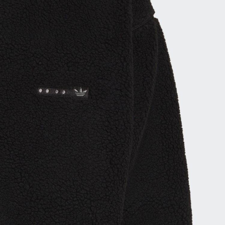 Adidas Reclaim Jaqueta Sherpa Preta