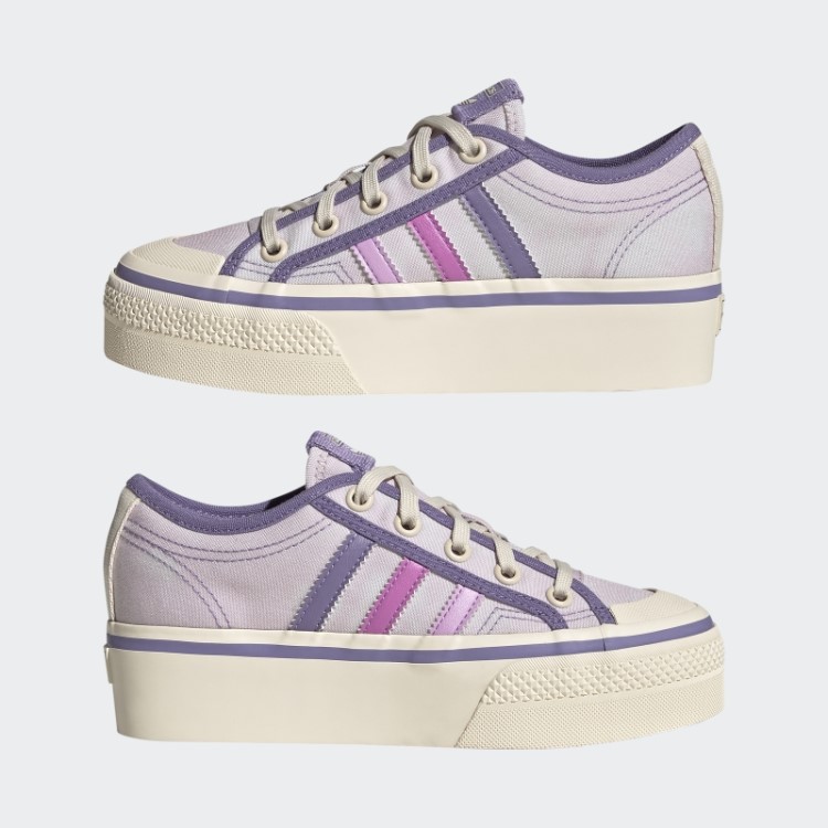 Nizza Sapato Plataforma Adidas Rosa