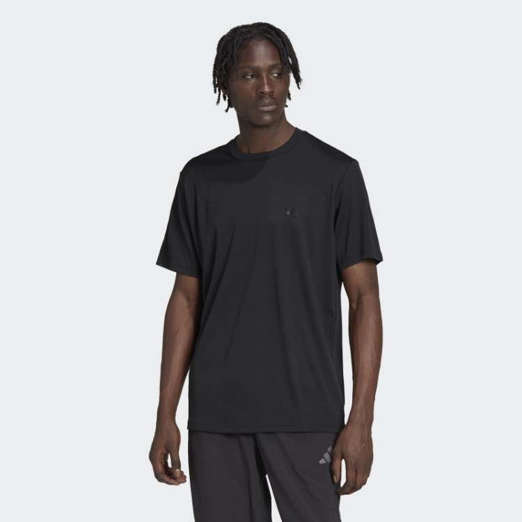 T-shirt De Treino Essenciais Para O Treino Feita Para Ser Refeita Adidas Preta