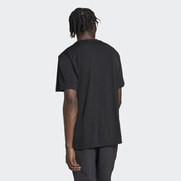 Camiseta De Treino Adidas Black Train Essentials Made To Be Remade