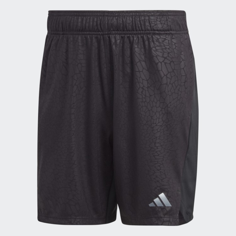 Shorts De Treino Com Estampa Pu Adidas Preto