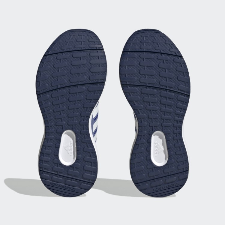 Tênis Preto Adidas Fortarun 2.0 Cloudfoam Com Cadarço Elástico E Tira Superior