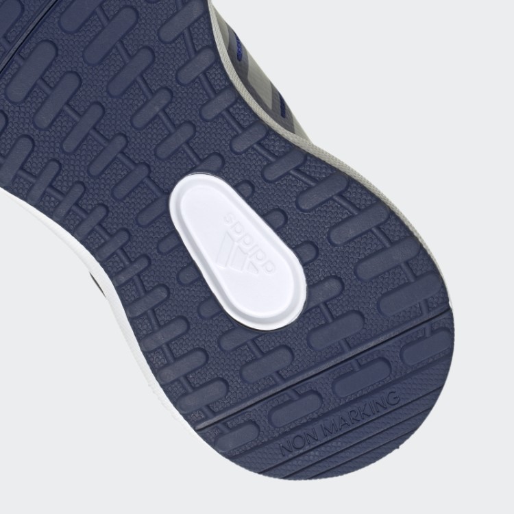 Tênis Preto Adidas Fortarun 2.0 Cloudfoam Com Cadarço Elástico E Tira Superior