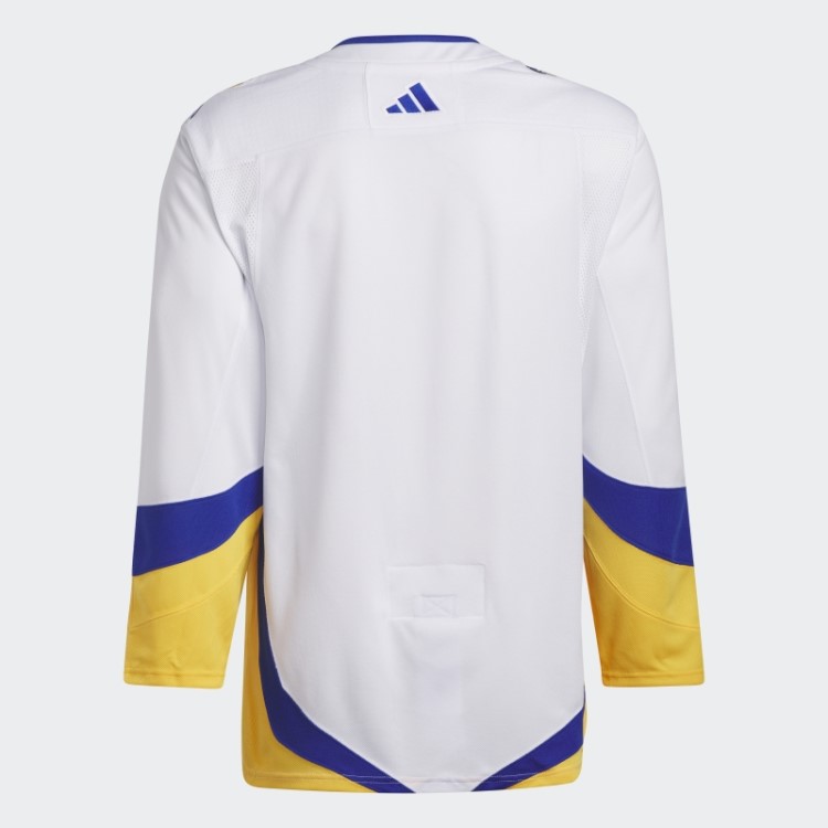 Camisa Adidas Sabres Branca Autêntica Com Marca Reversa Retrô