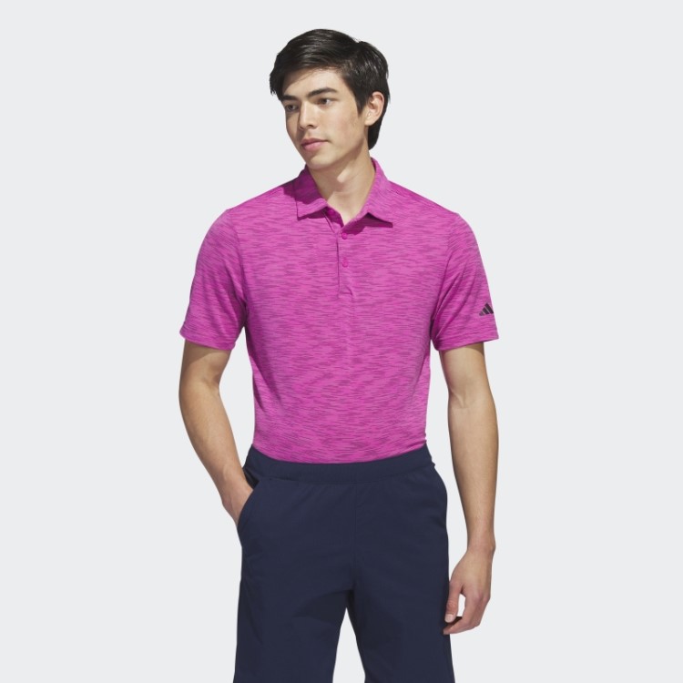 Camisa Pólo De Golfe De Corante Espacial Fúcsia Adidas