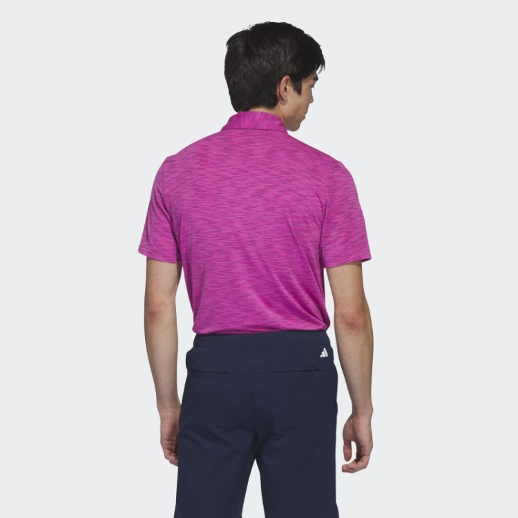 Camisa Pólo De Golfe De Corante Espacial Fúcsia Adidas