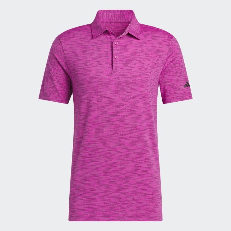 Camisa Pólo De Golfe De Corante Espacial Fúcsia Adidas
