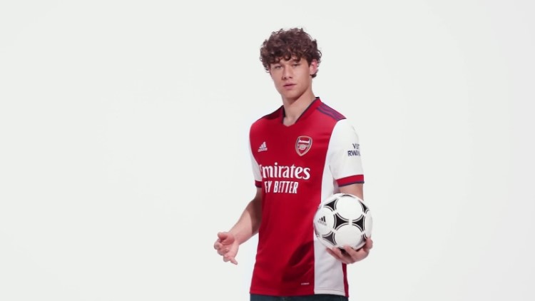 Arsenal Branco 21/22 Camisa Home Adidas