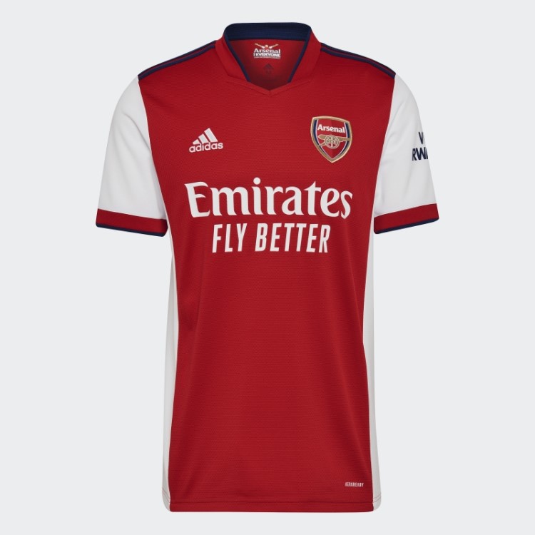 Arsenal Branco 21/22 Camisa Home Adidas