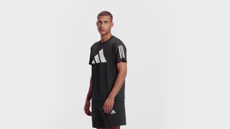 Camiseta Esportiva Freelift 3 Bar Adidas Preta