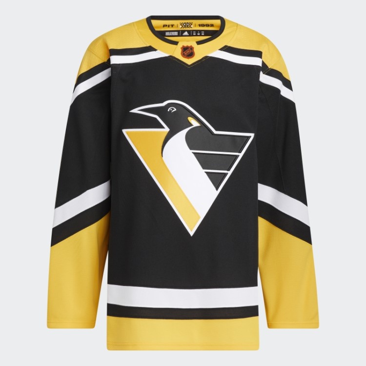 Pinguins Autêntica Camisa Retrô Com Marca Nominativa Adidas Preta