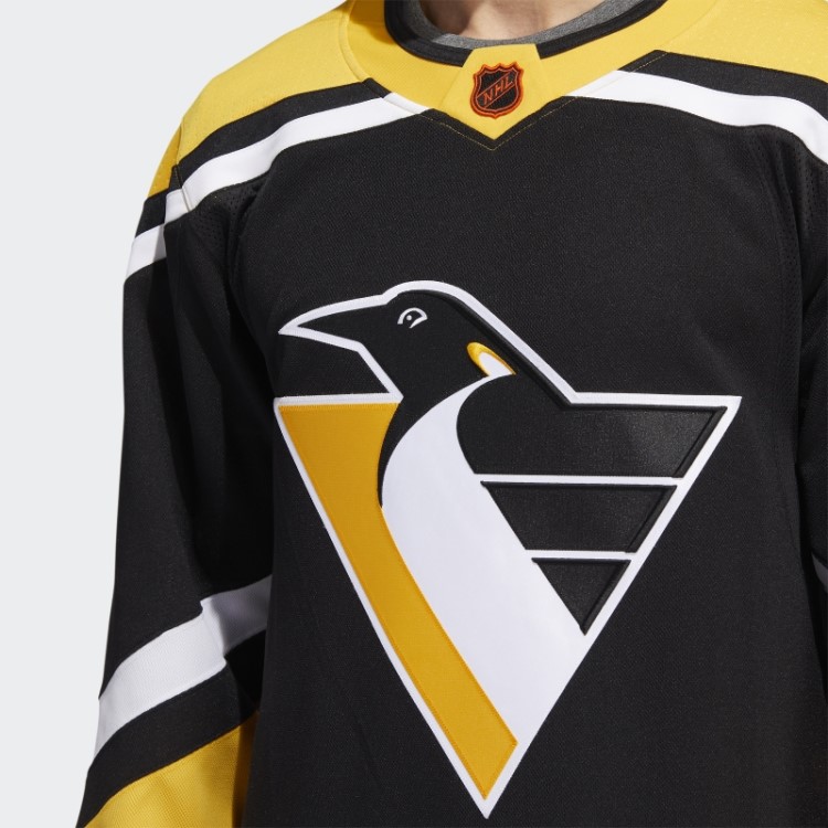 Pinguins Autêntica Camisa Retrô Com Marca Nominativa Adidas Preta