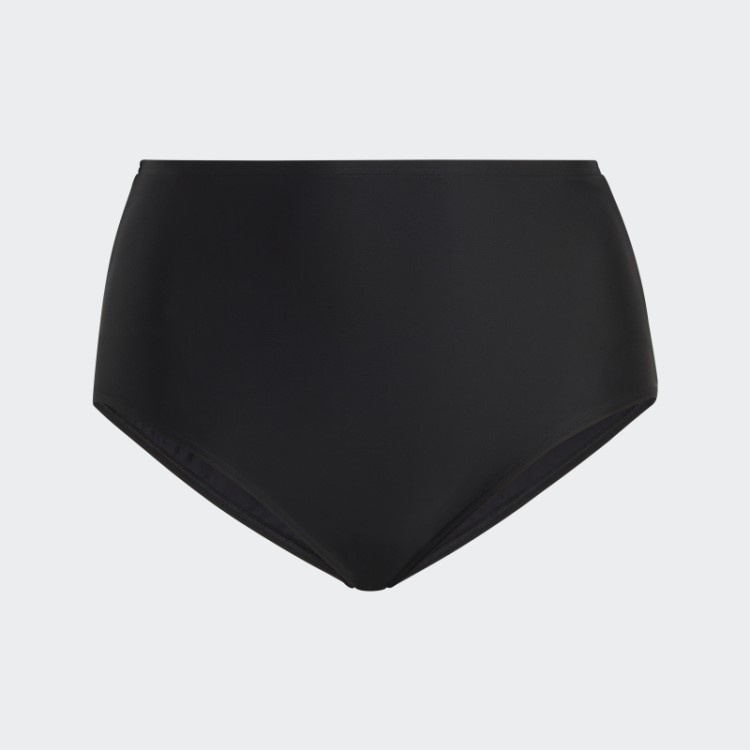 Cueca De Biquíni Cintura Alta (plus Size) Preta Adidas