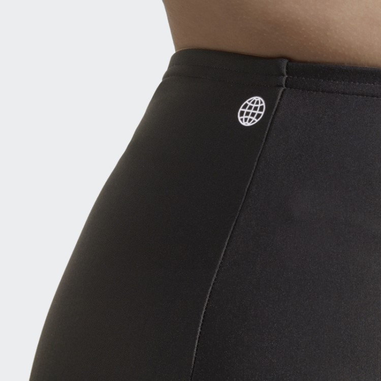 Cueca De Biquíni Cintura Alta (plus Size) Preta Adidas