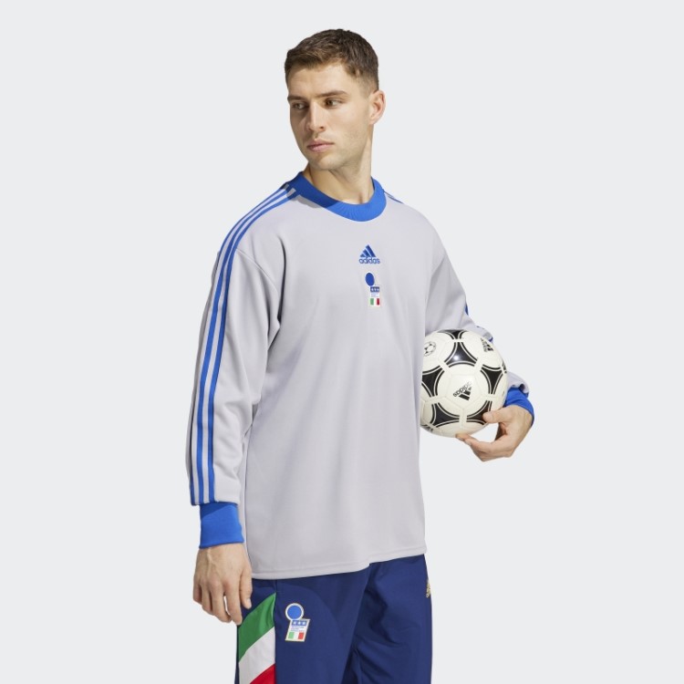 Camisa De Goleiro Adidas Italia Icon Glory Grey
