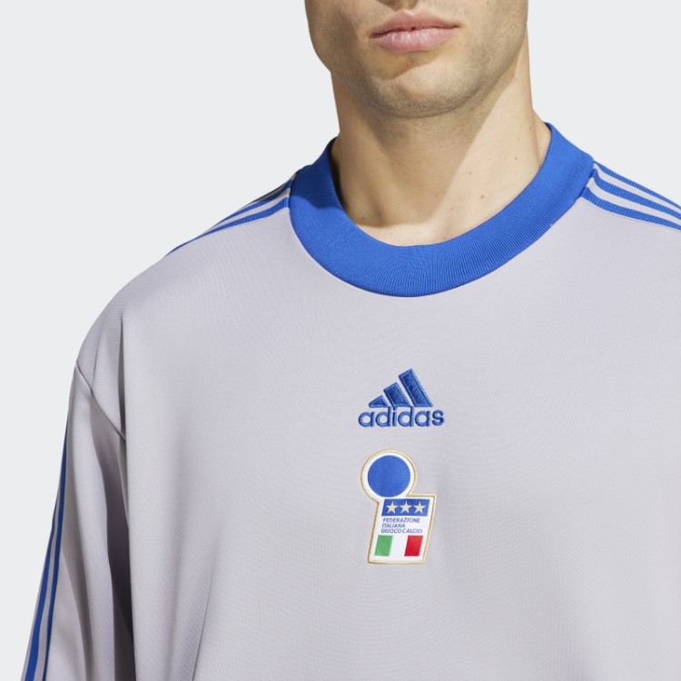Camisa De Goleiro Adidas Italia Icon Glory Grey