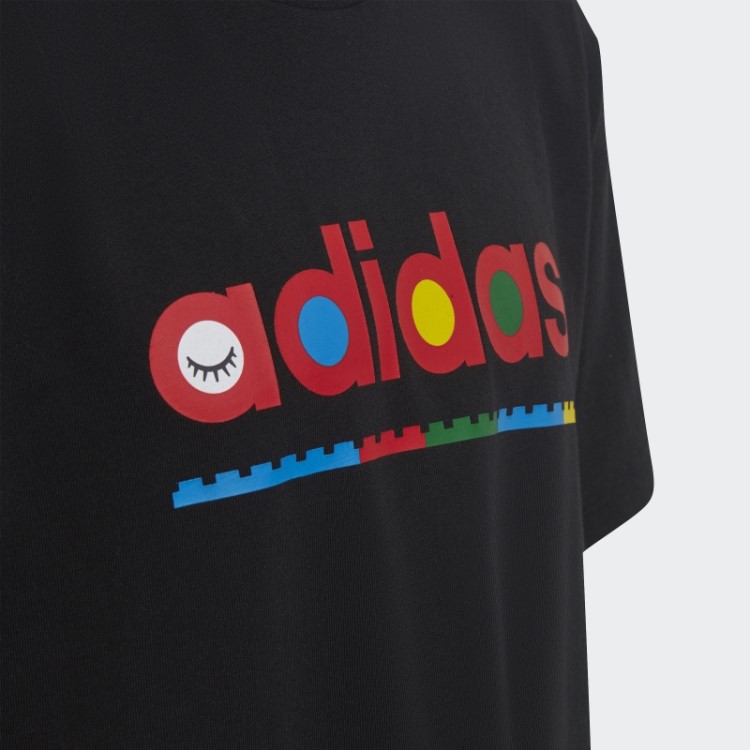Camiseta Preta Adidas X Lego Graphic Hot