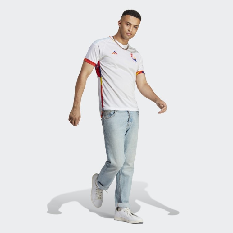 Belgica 22 Away Jersey Adidas Branco
