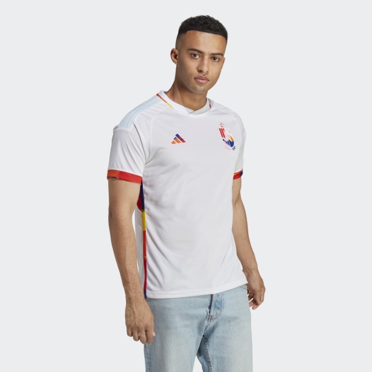Camisa Branca Adidas Belgium 22 Away