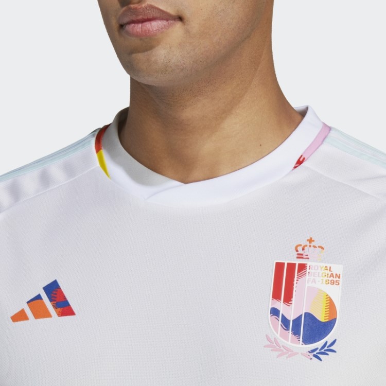 Camisa Branca Adidas Belgium 22 Away