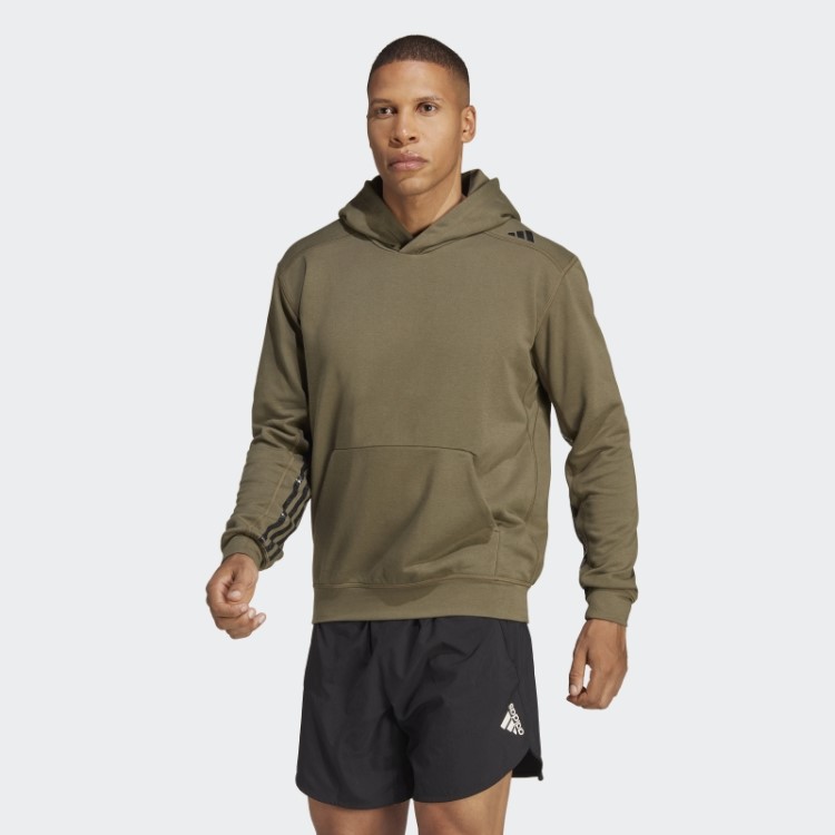 Projetado Para Treinar Pro Series Hiit Hoodie Com Curadoria De Cody Rigsby Adidas Olive Fashion