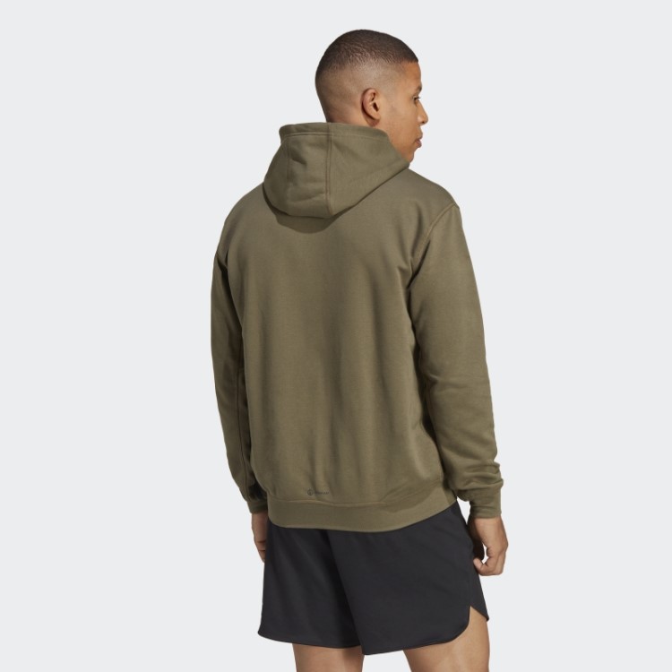 Projetado Para Treinar Pro Series Hiit Hoodie Com Curadoria De Cody Rigsby Adidas Olive Fashion