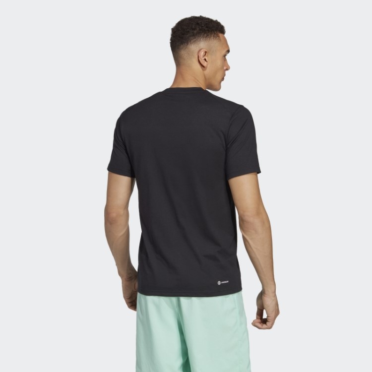 Camiseta Preta Adidas Train Essentials Prime