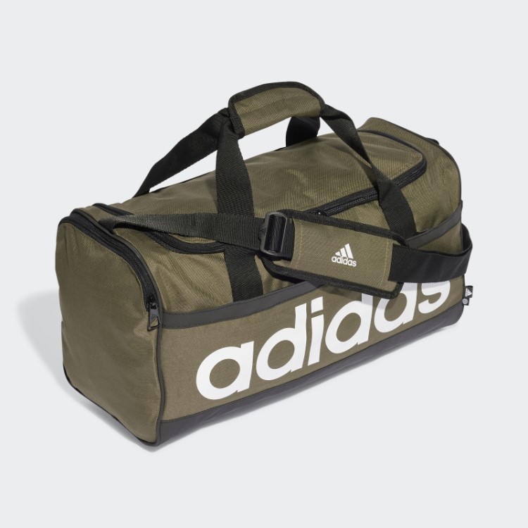 Mochila Linear Essencial Verde-oliva Adidas Média