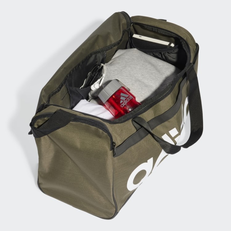 Mochila Linear Essencial Verde-oliva Adidas Média