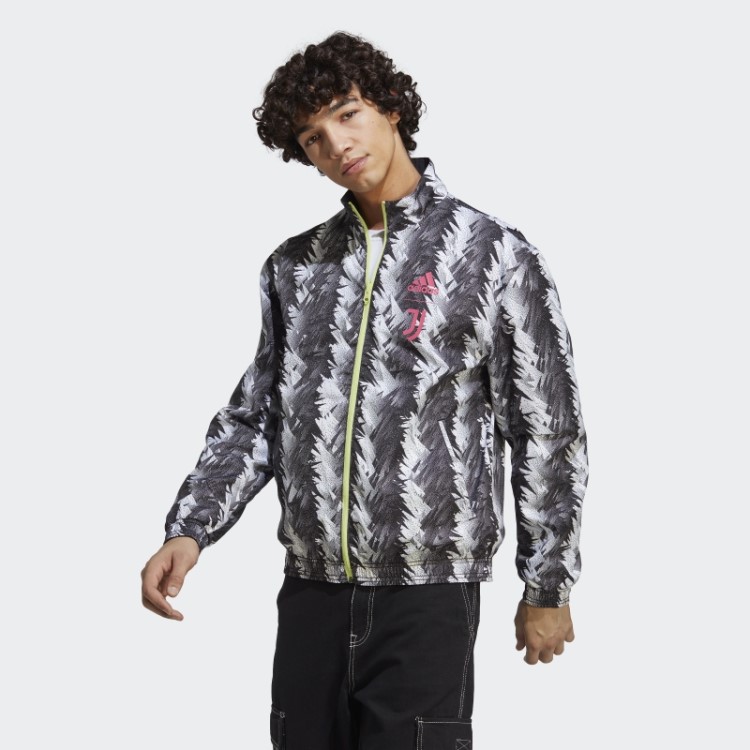 Jaqueta Reversível Preta Adidas Juventus Hino
