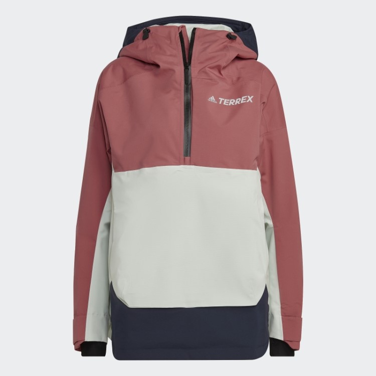 Adidas Red Terrex 2 Camadas Rain.rdy Snow Anorak