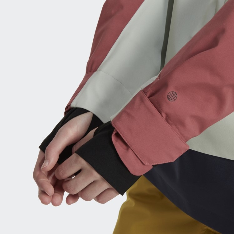 Adidas Red Terrex 2 Camadas Rain.rdy Snow Anorak