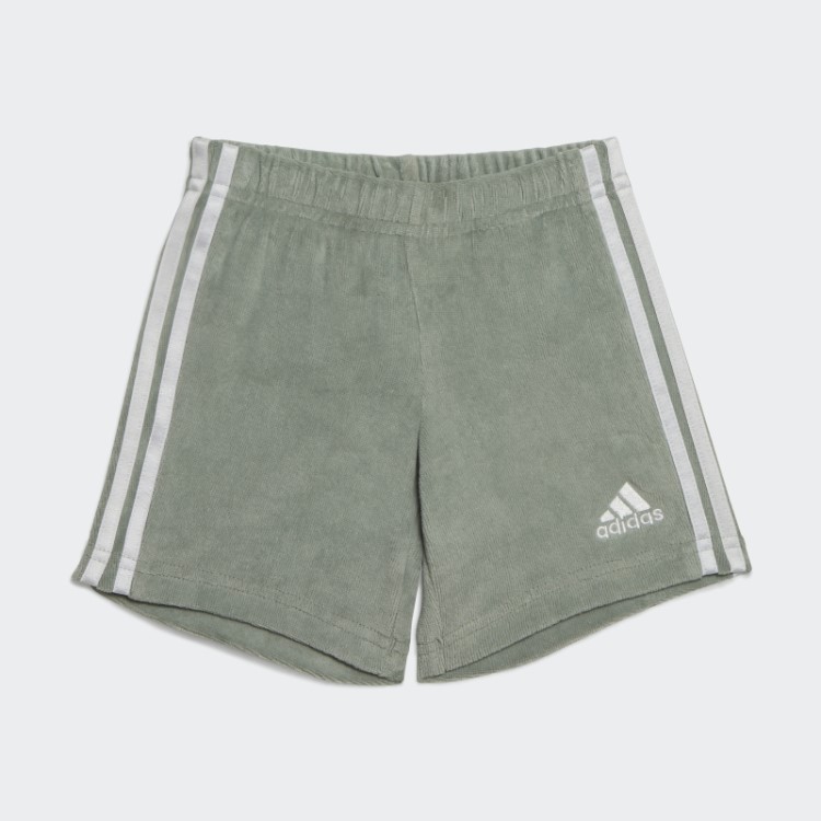 Conjunto De Camiseta E Short Com Estampa Dino Camuflado Verde Prateado Adidas