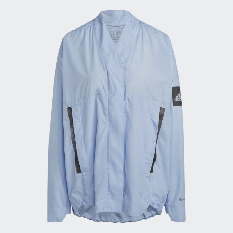 Cardigã Trançado Adidas Myshelter Blue Dawn